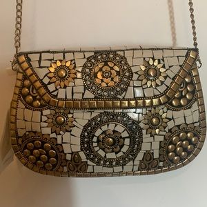 BOHO BOHEMIAN CHAIN CLUTCH